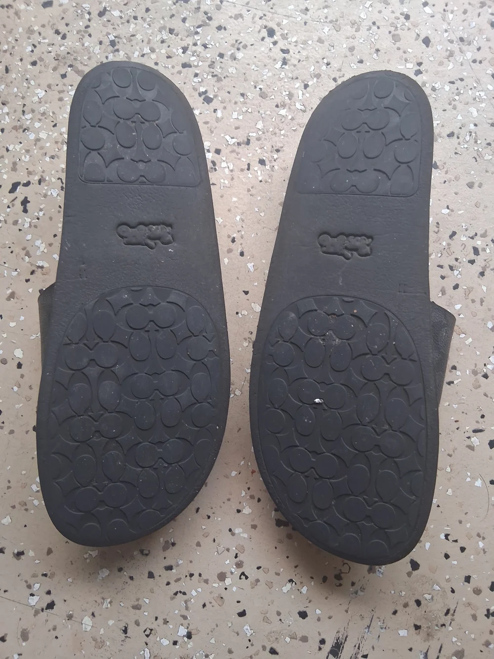 Coach Black Men's Slide Sandals